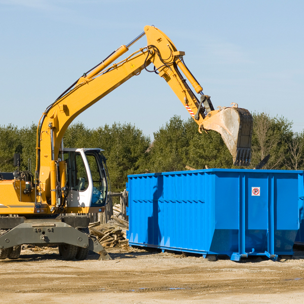 how many times can i have a residential dumpster rental emptied in Livonia MO